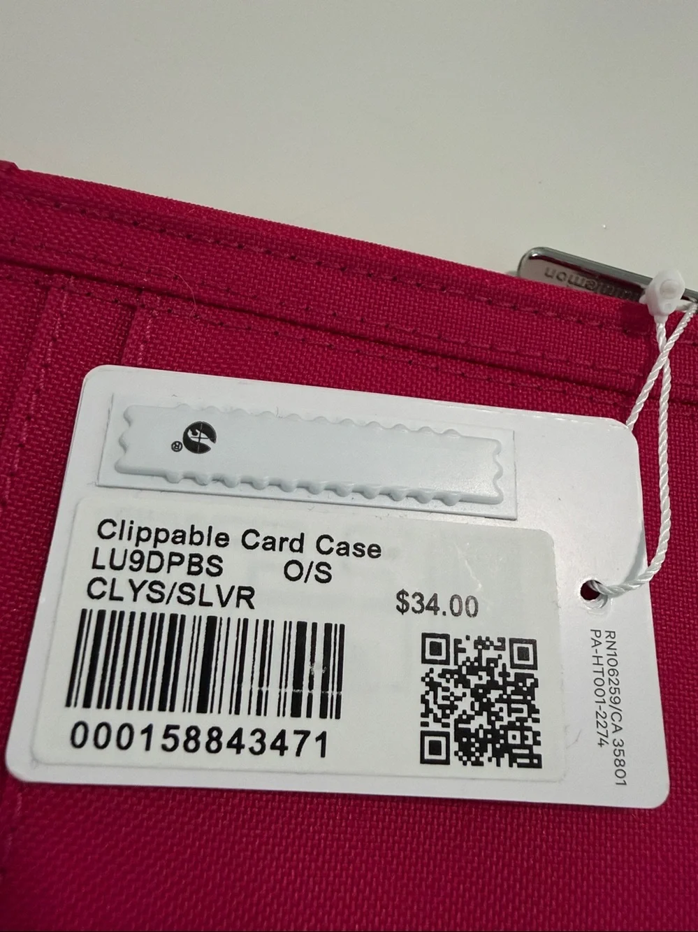 Lululemon - Clippable Card Case - NWT